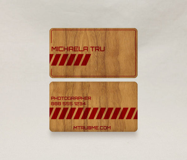 Walnut / Red / Model 1